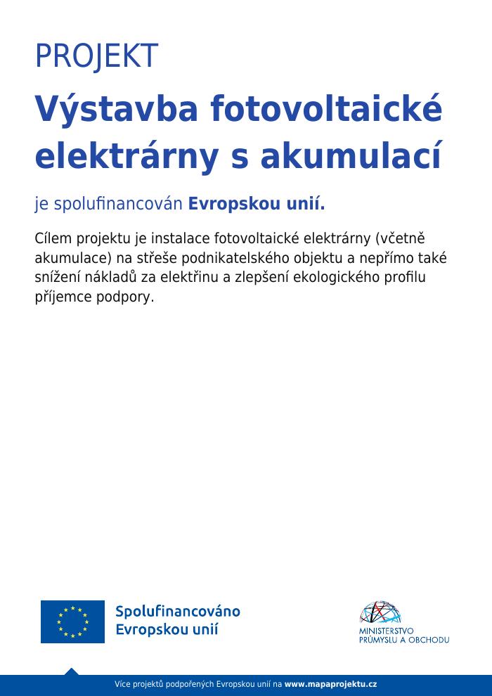 Náhled plakátu projektu FVE II.